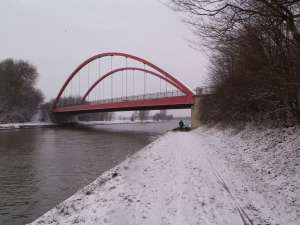 Mittellandkanal im Winter
